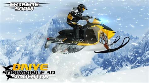 Drive Snowmobile 3D Simulator APK Download For Free