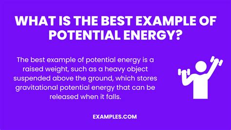 Potential Energy - 20+ Examples