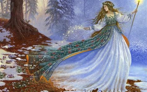 Winter Fairy Wallpaper - Wallpaper, High Definition, High Quality ...