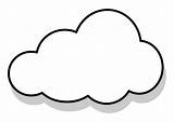 Cloudy Coloring Page sketch template