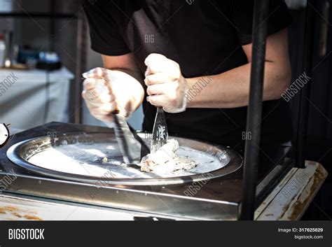 Fried Ice Cream Rolls Image & Photo (Free Trial) | Bigstock