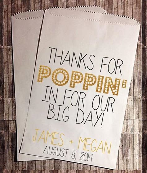 Wedding Theme - Popcorn Bag Ideas #2360492 - Weddbook