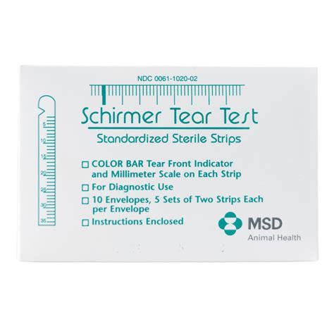 Schirmer Tear Test - MSD Animal Health South Africa