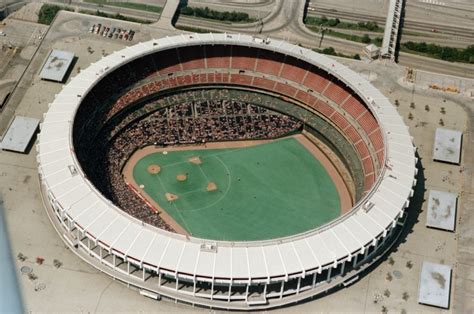 Riverfront Stadium - history, photos and more of the Cincinnati Reds former ballpark