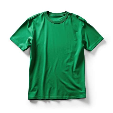 Premium AI Image | Green TShirt Mockup Isolated