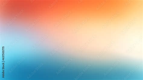 Bright Gradient Vector Illustration with Blue, Orange, and Yellow ...