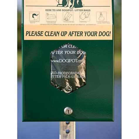 DOGIPOT Commercial Pet Waste Station with Bag Dispenser in the Commercial Pet Waste Stations ...