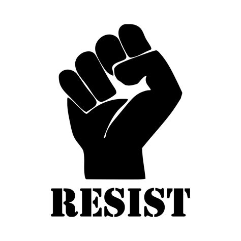 RESIST with PROTEST FIST Vinyl Decal Rights Human Social | Etsy in 2020 ...