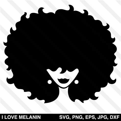 Afro Woman Silhouette SVG | Woman silhouette, Black woman silhouette ...