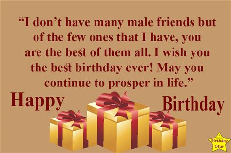 Best Happy Birthday Quotes for Male Friend