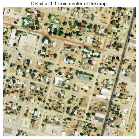 Aerial Photography Map of Quanah, TX Texas