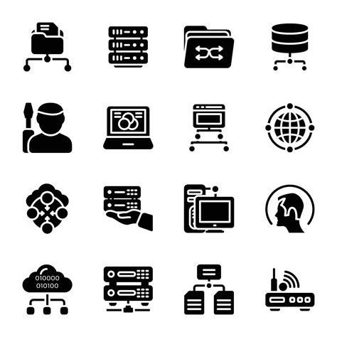 Data Management Flat Icons Pack 26970370 Vector Art at Vecteezy