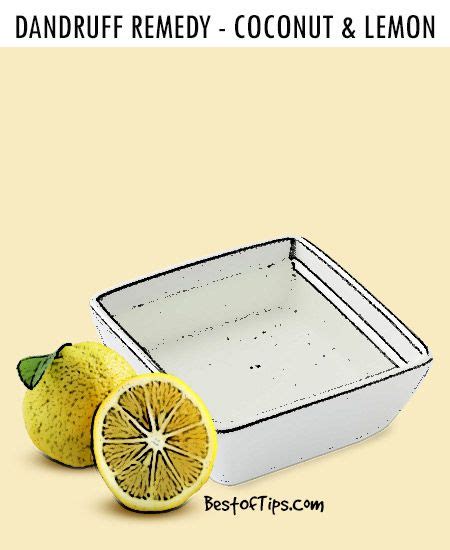 Coconut Oil & Lemon Juice to get rid of Dandruff | ♥ TOP DIY ♥ | Getting rid of dandruff ...