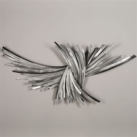 Infinity Silver Metal Wall Sculpture | Silver wall art, Metal wall ...