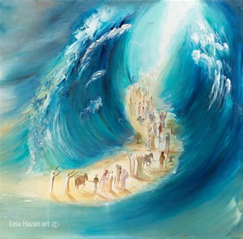 Exodus Crossing of the Red Sea Oil Painting Large Wall Art - Etsy Israel