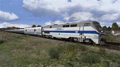 Amtrak Phase IV Heritage Unit #184 - Train Sim Community