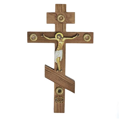 Greek Orthodox Wooden Wall Crucifix Cross Made Of Rosewood (9.25 Inches) – GREEK GIFT SHOP