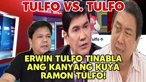 TULFO VS. TULFO! ERWIN TULFO TINABLA ANG KANYANG KUYA RAMON TULFO! - YouTube