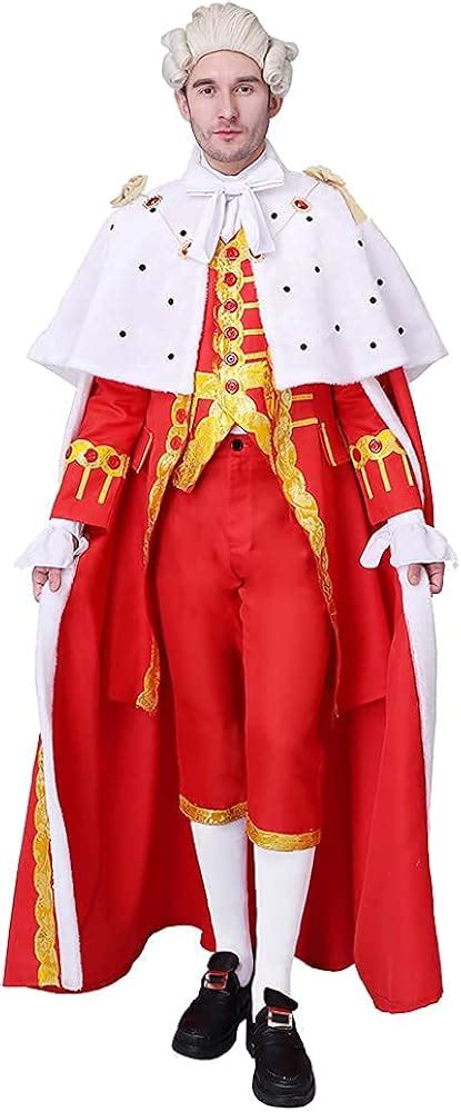 Musical Hamilton King George Washington Cosplay Costume Outfit Colonial ...