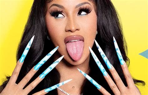 Cardi B Debuted One Of Her Longest Nail Looks Ever For Her 28th Birthday