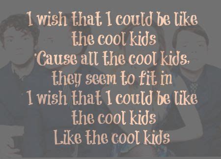 Cool kids song lyrics - francevamet