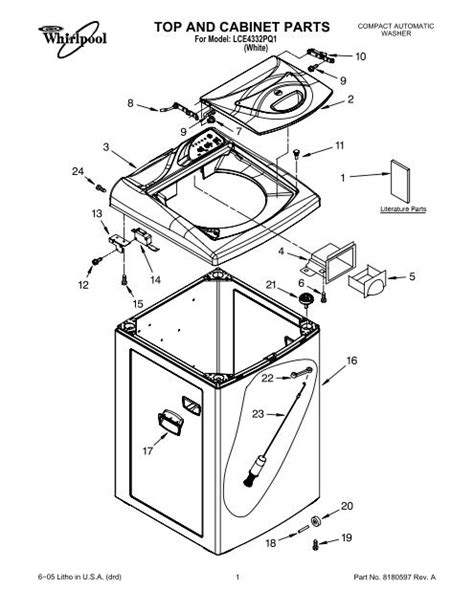 Whirlpool Cabrio Washing Machine Parts Diagram | Reviewmotors.co