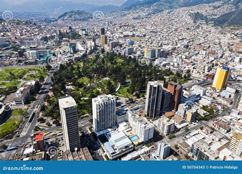 Quito, El Ejido and Panecillo Stock Image - Image of panecillo, ecuador ...