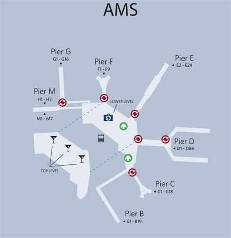 Amsterdam airport map | Airport map, Airport, Travel info