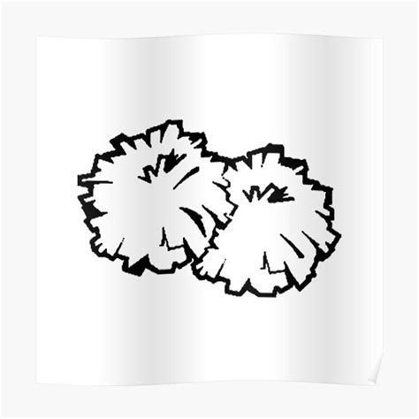 "pom poms" Poster for Sale by maryconsidine | Redbubble