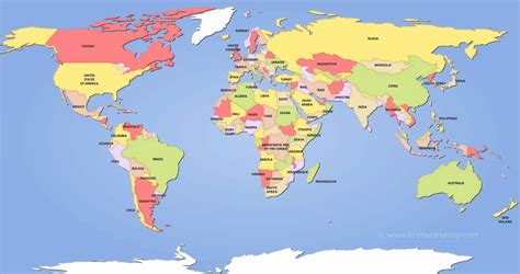 Map Earth Labeled - Share Map