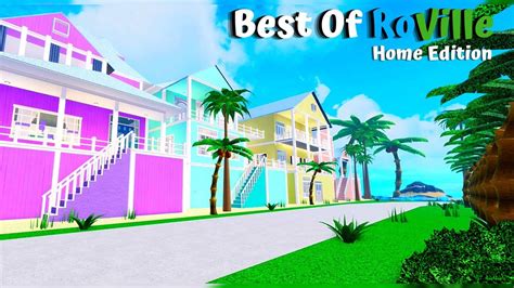 🏡 Pastel Beach Houses || Best Of RoVille - Home Edition With House Code || RoVille Tours - YouTube