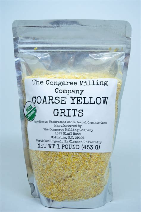 Coarse Yellow Grits – The Congaree Milling Company