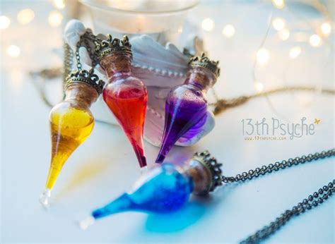 Witch jewelryLove potion necklacewiccan jewelrymagic potion | Etsy Bottle Necklace, Witch ...