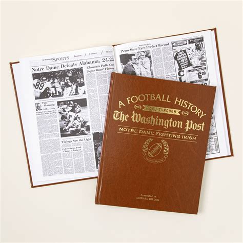 Uncommon Goods | Personalized College Football History Book