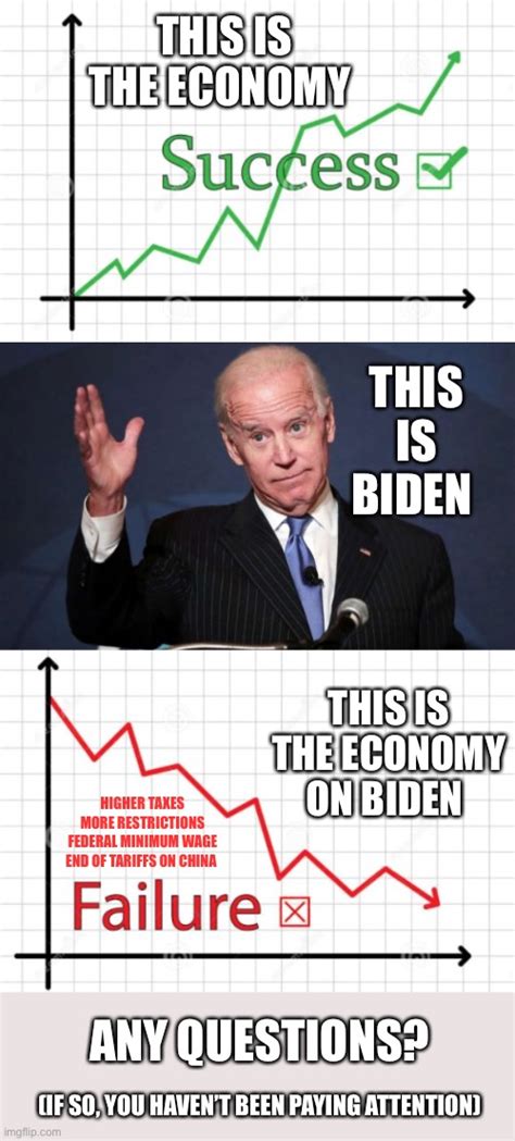 Economy on Biden - Imgflip