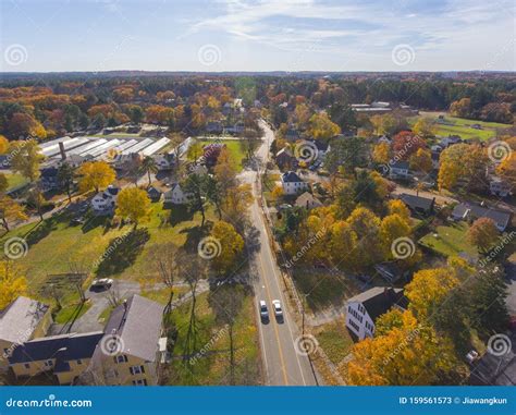 Tewksbury Town Center Aerial View, MA, USA Stock Photo | CartoonDealer.com #159561600