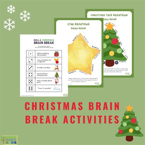 Christmas-Brain-Break-Activity-Square - Growing Hands-On Kids