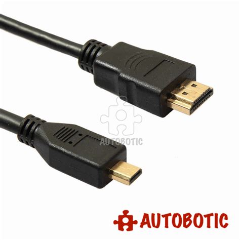 Micro HDMI to HDMI Cable for Raspberry Pi 4 (1 meter)