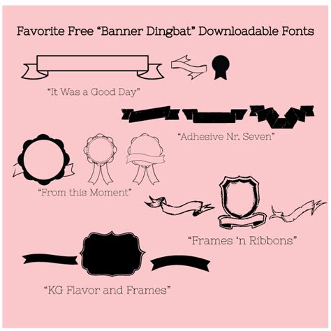 Favorite Free Banner Fonts | Fancy fonts, Free banner, Font digital