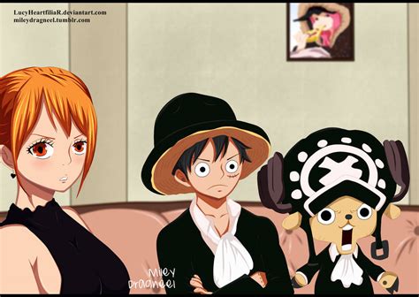 Nami, Luffy and Chopper - One Piece by MileyDragneelVE on DeviantArt