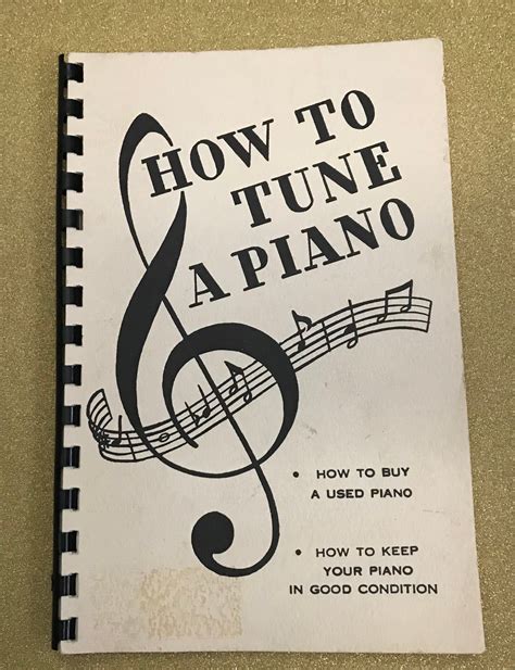 Piano Books 1963 Second Edition how to Tune A | Etsy in 2021 | Used piano, Books, Piano