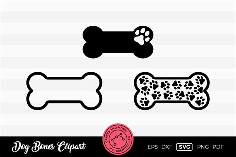 Dog Bone SVG Designs Graphic by DTCreativeLab · Creative Fabrica