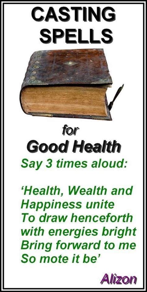 Good Health Spell | Health spell, Money spells, Money spells magic