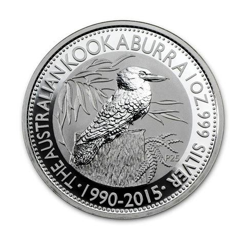 2015 1 oz $1 AUD Australian Silver Kookaburra Coin BU (In Capsule ...