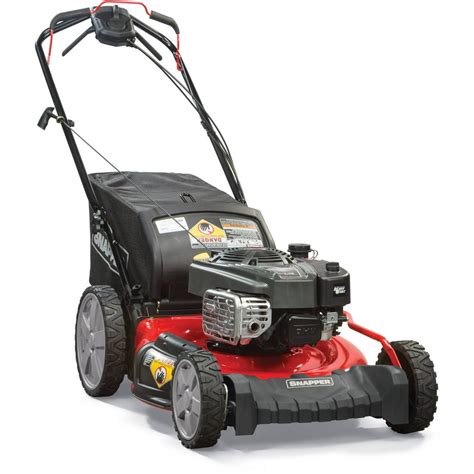 Snapper 21" Self Propelled Gas Rear Wheel Drive Mower with Side Discharge, Mulching, Rear Bag ...