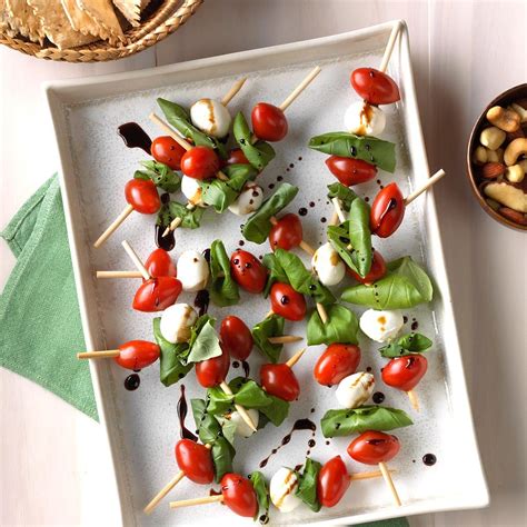 Caprese Salad Kabobs Recipe | Taste of Home