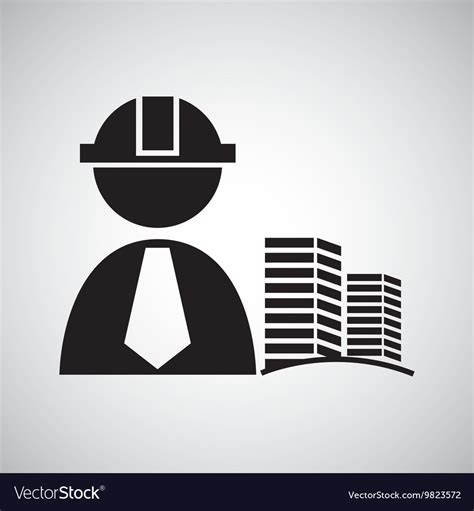 Civil engineering icon Royalty Free Vector Image