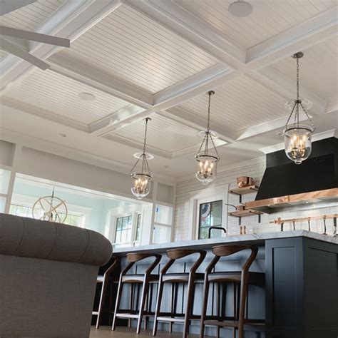 Coffered Ceiling with Beadboard in the Kitchen - WindsorONE