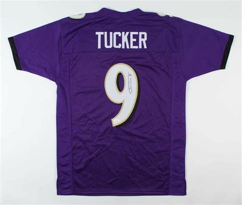 Justin Tucker Signed Baltimore Ravens Jersey (JSA COA) 3xPro Bowl Place ...