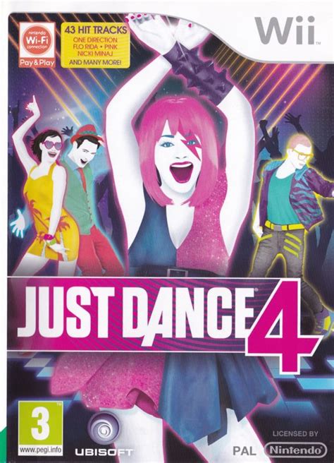 Just Dance 4 (2012) Wii box cover art - MobyGames